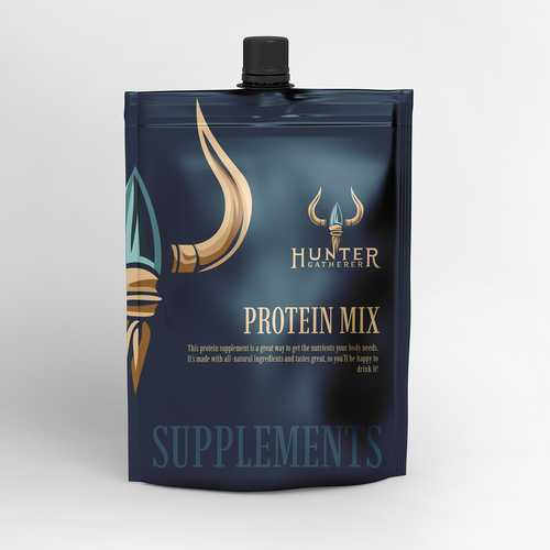 Hunter design with the title 'Hunter Gatherer Logo and Brand'