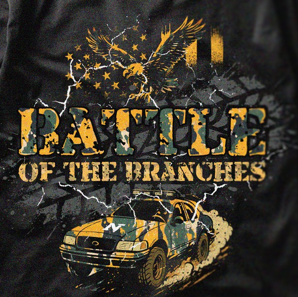 Military design with the title 'Battle of the branches '