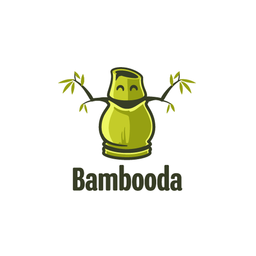 Bamboo logo with the title 'Holistic brand logo'