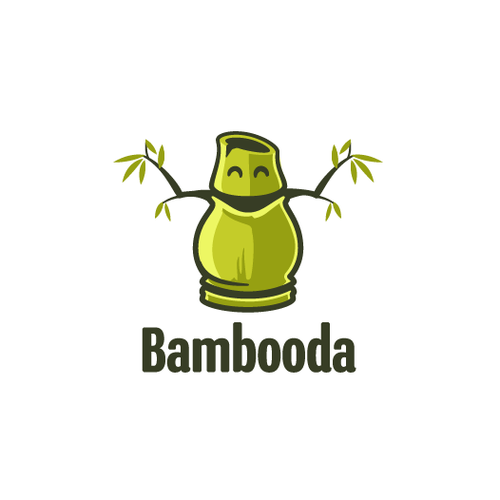 Bamboo design with the title 'Holistic brand logo'
