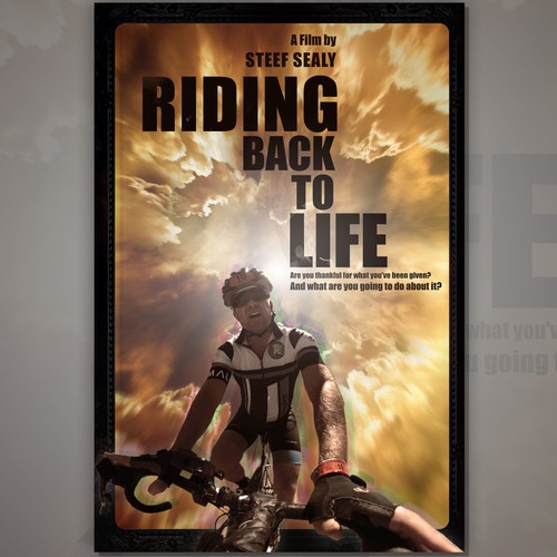 Heaven design with the title 'Striking and emotionally compelling poster for a short documentary'