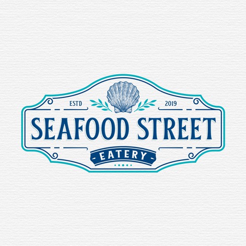 Street design with the title 'Seafood Street Eatery'