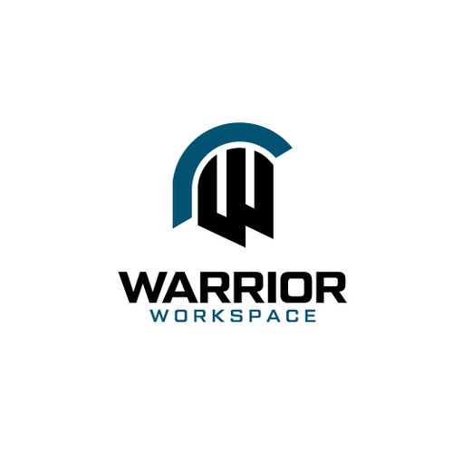 Workplace design with the title 'Logo design for "Warrior Workspace"'