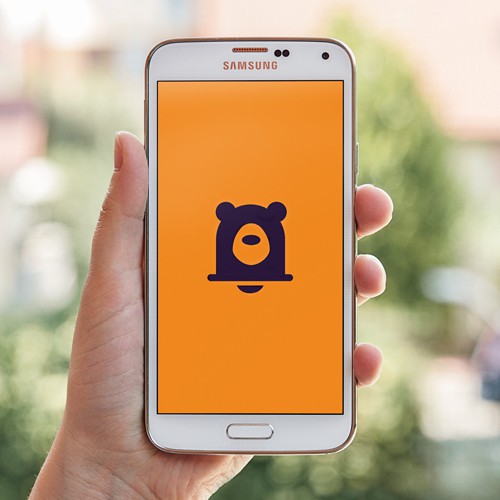 Bell logo with the title 'NotiBear'