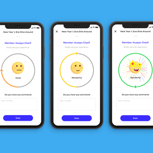 Emoji design with the title 'Endless APP design'