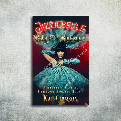 Dancer design with the title 'Jizziebelle Book Cover'