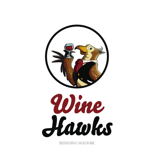 Sketch artwork with the title 'Wine Hawks'