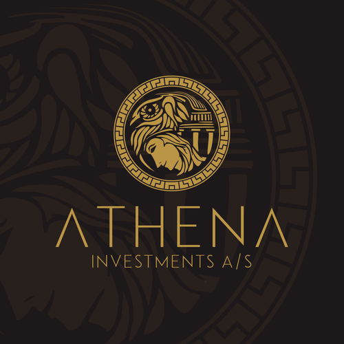 Easy to draw logo with the title 'custom logo for Athena Investment A/S'