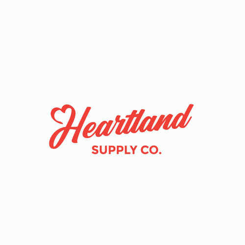 Heart design with the title 'Logo for ingredient and packaging company'