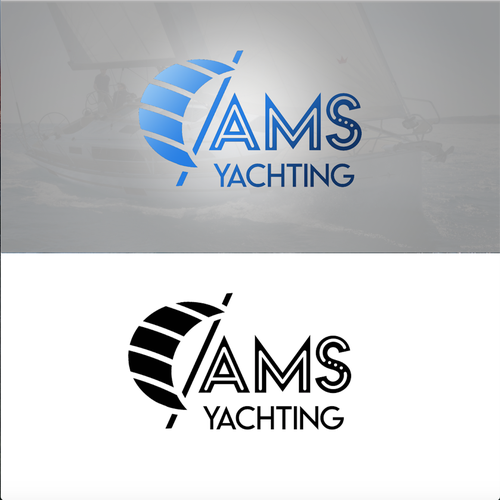 Yacht logo with the title 'Concept for German Yachting Company'