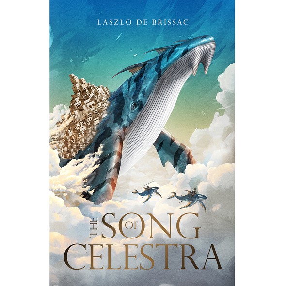 Whale design with the title 'The Song of Celestra'