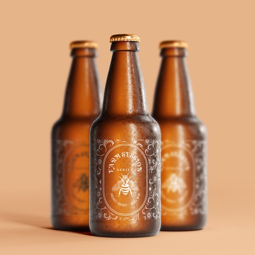 Beer packaging with the title 'Farm Session '