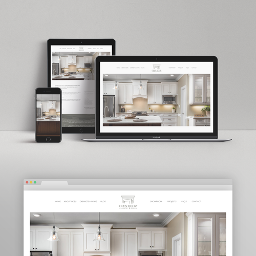Vintage website with the title 'Open Door Website'