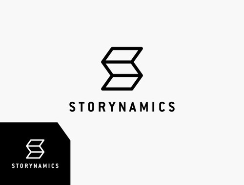 Story logo with the title 'Logo Design for "Storynamics"'