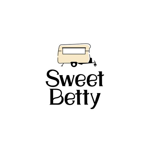 Van design with the title 'Sweet Betty the vintage van'