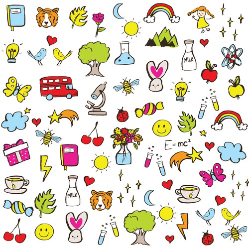 Bird design with the title 'Skin care brand'