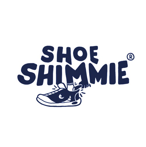 Queen bee cartoon logo with the title 'Shoe Shimmie'