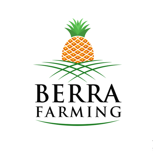 Pineapple logo with the title 'Pineapple farming'