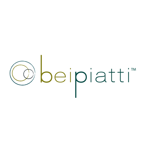 店名为“BeiPiatti -独特的意大利陶瓷进口公司标志”