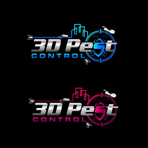 Bug logo with the title 'Pest Control'