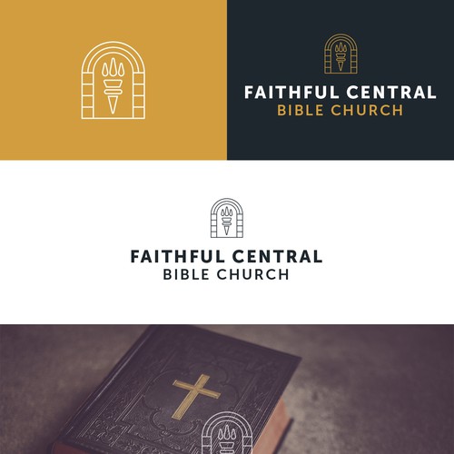 Cross brand with the title 'Logo Concept for LA Church'
