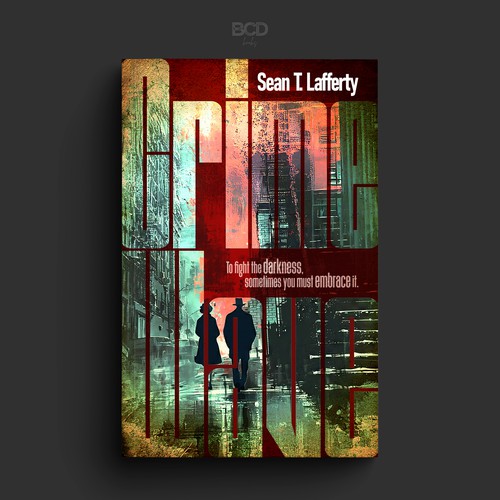 Noir book cover with the title 'CrimeWave'