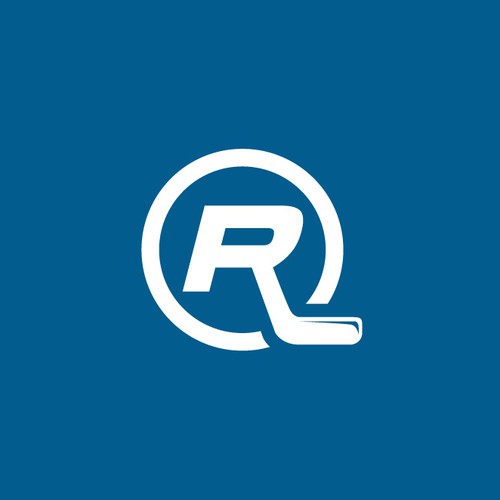 Hockey design with the title 'fresh and bold logo for Roots18 Sports Management'