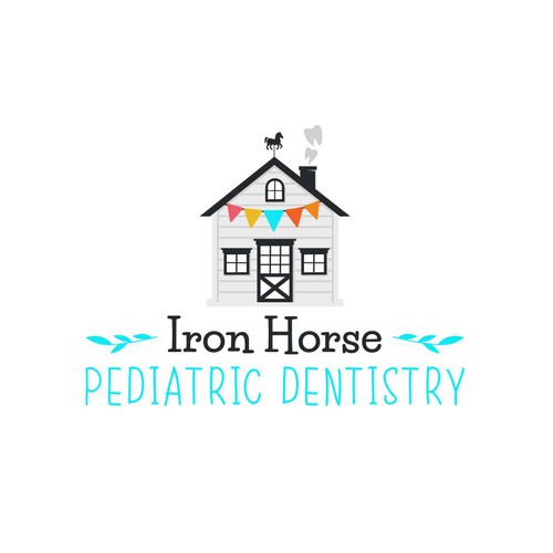 Professional logo with the title 'Iron Horse Pediatric Dentist'
