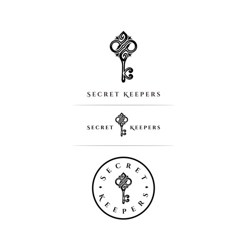 Key design with the title 'Luxury logo design for jewelry company.'