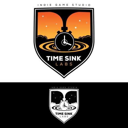 Galaxy design with the title 'Time sink '