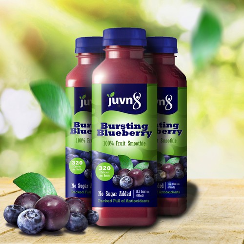 Package label with the title 'JUVN8'