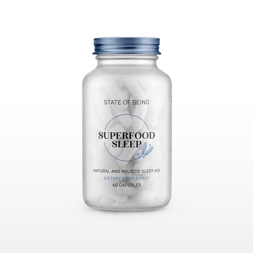 Label packaging with the title 'Supplement Label.'