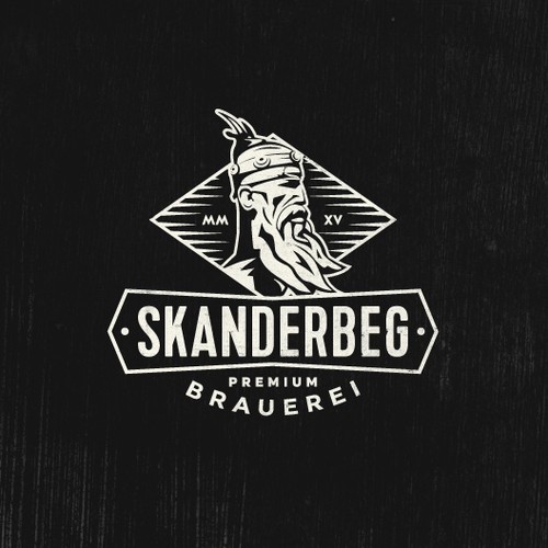 Beer design with the title 'Skanderbeg Beer'