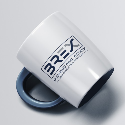 Corporate identity logo with the title 'BRECS or BREX Logo Design'