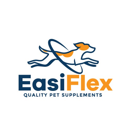 Kinetic logo with the title 'Logo for pet supplements'