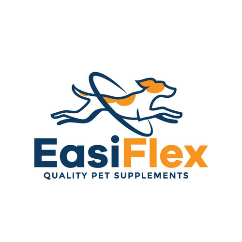 Running logo with the title 'Logo for pet supplements'