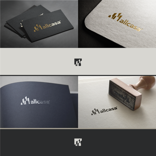 Architecture logo with the title 'allcasa logo'