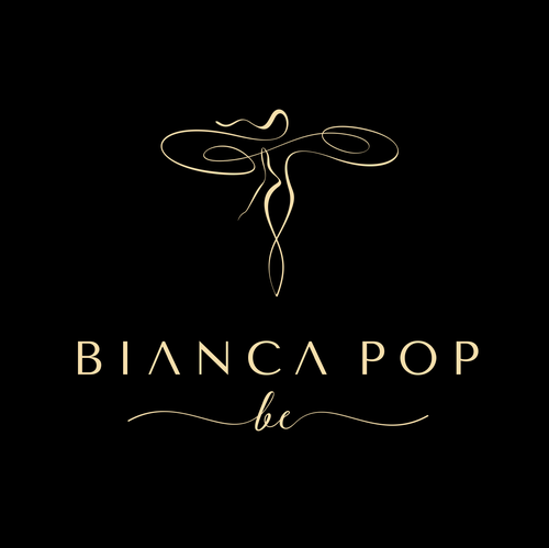 Female logo with the title 'Bianca Pop'