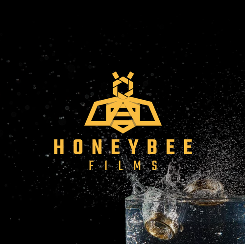Honey logo with the title 'honeybee films'