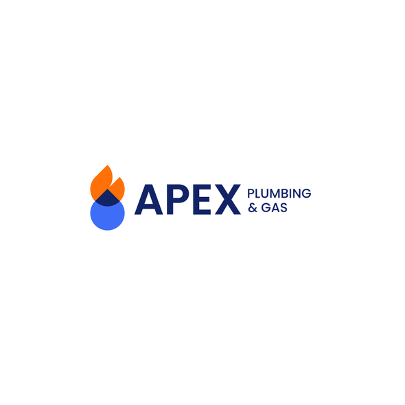 Apex logo with the title 'apex plumbing & gas'