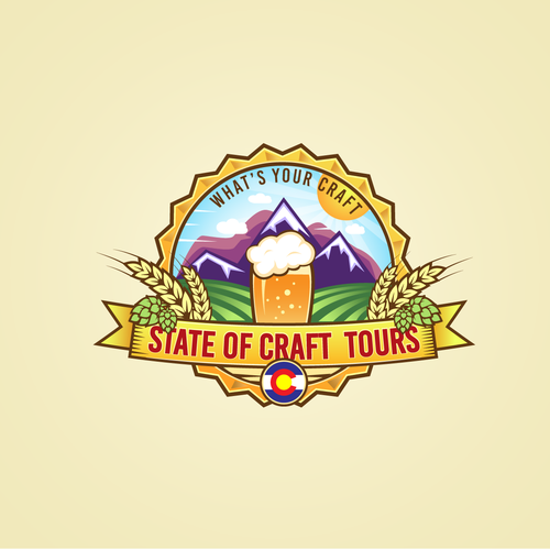 Wheat logo with the title 'State of craft tours'