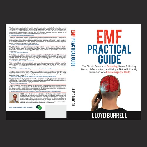 Science book cover with the title 'EMF Practical Guide'