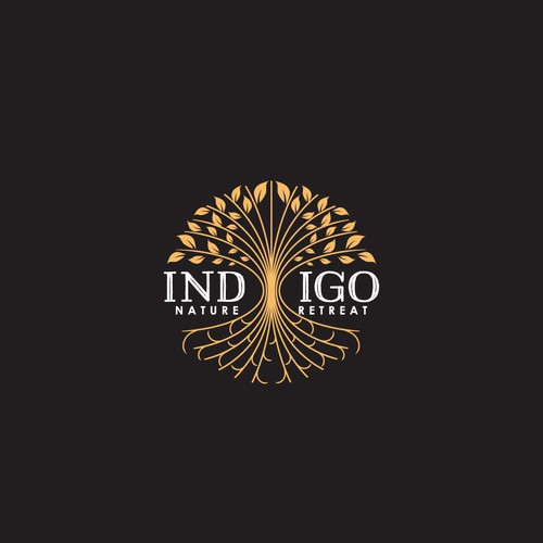 Soul design with the title 'INDIGO Nature Retreat'