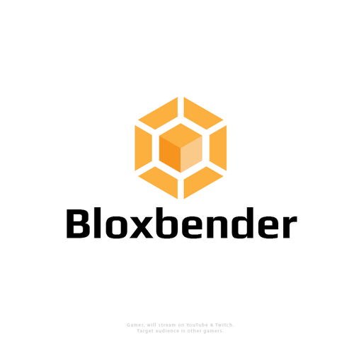 Block design with the title 'Bloxbender'