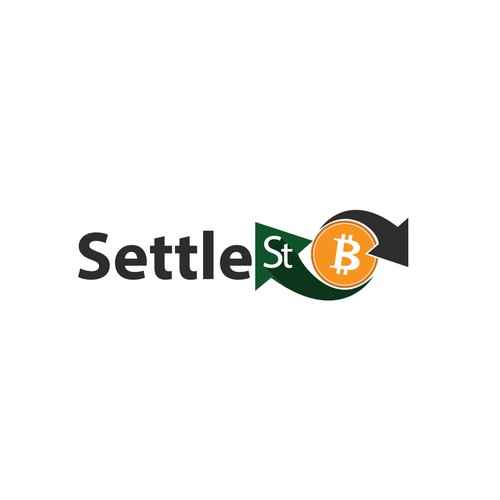 Bitcoin logo with the title 'Settle St'