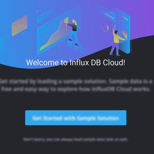 Chart design with the title 'Welcome illustration'