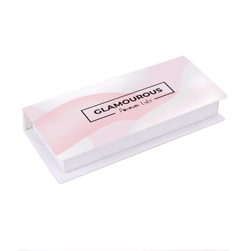 Pink packaging with the title 'Glamourous'