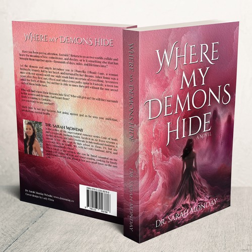 Girl book cover with the title 'Book cover for: Where My Demons Hide'