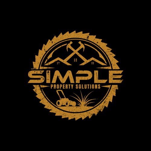 Handyman logo with the title 'Simple property solutions '