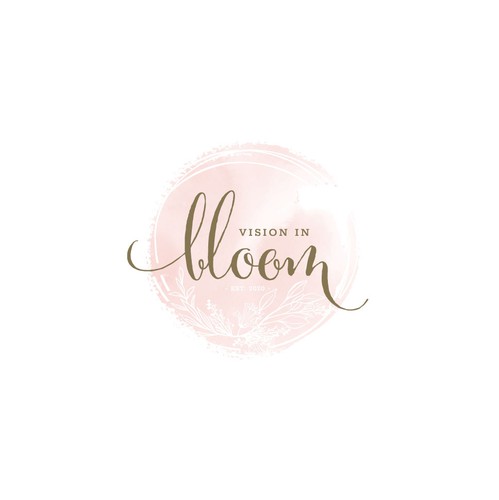 Bloom design with the title 'Logo for a special event floral design company'